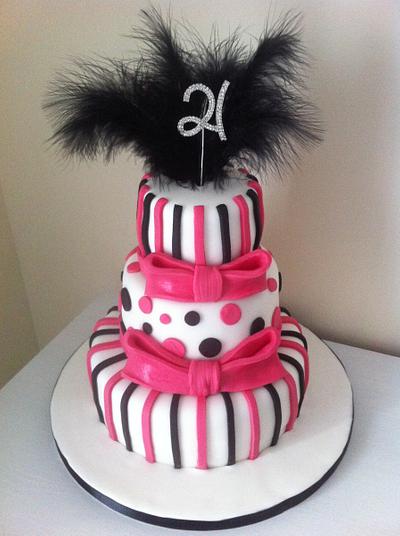 21st birthday  - Cake by Susanne