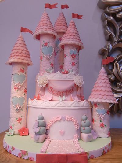 Princess Castle Cake - Cake by Lulu Belles Cupcake Creations