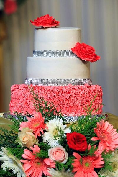 Engagement Cake - Cake by yummytreatsbyann