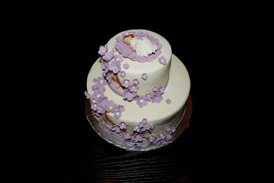 Purple flowers - Cake by Rozy