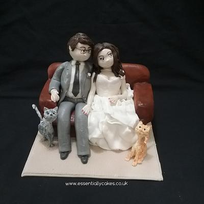 Wedding Topper - Cake by Essentially Cakes
