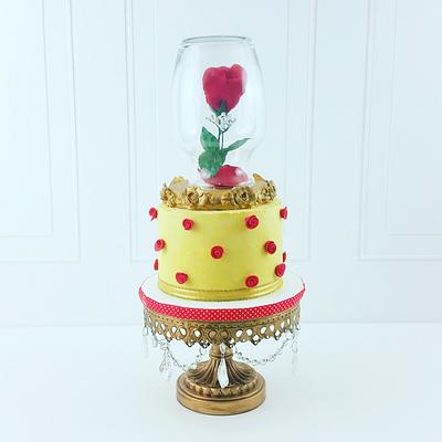 Simple Beauty and the Beast Cake - Cake by PrimaCristina