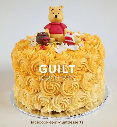 Pooh Rose Ombre Cake - Cake by Guilt Desserts