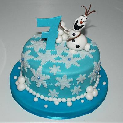 Olaf - Cake by katarina139