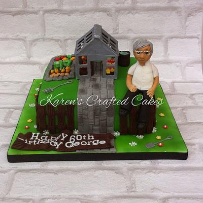 Greenhouse cake - Cake by Karens Crafted Cakes