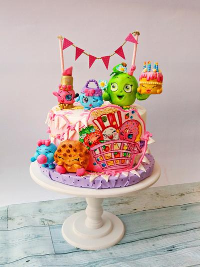 shopkins with birthday cake - Cake by TortaS