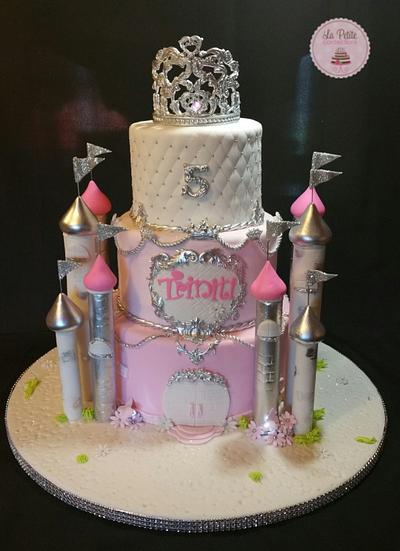 Pink Princess Castle Cake - Cake by Quinn- La Petite Confections