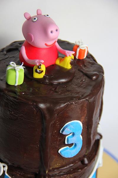 TARTA PEPPA PIG EN EL BARRO - Cake by SORELLAS CAKES PAMPLONA 