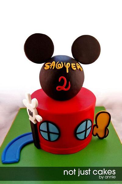 Sawyer's Mickey  Mouse Clubhouse - Cake by Annie