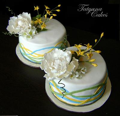 Peony cake - Cake by Tatyana Cakes