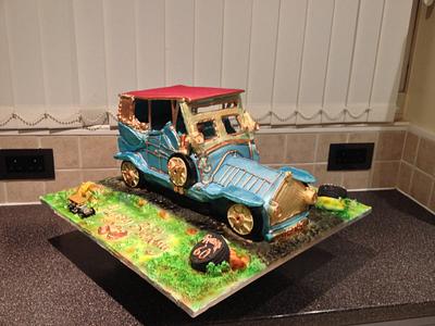 Old fashion car cake - Cake by mick