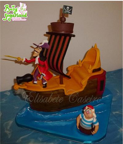 Captain Hook's Ship - Cake by Bety'Sugarland by Elisabete Caseiro 