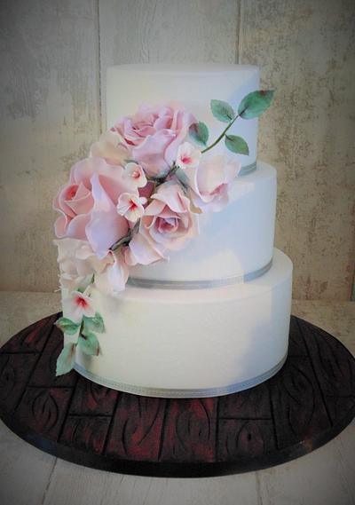 rustic cake - Cake by Clare's Cakes - Leicester
