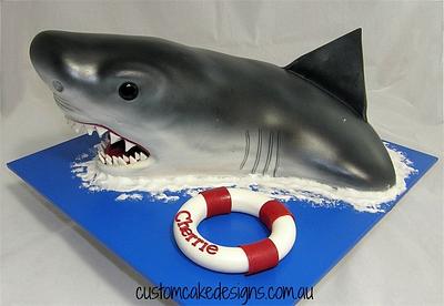Shark Cake - Cake by Custom Cake Designs