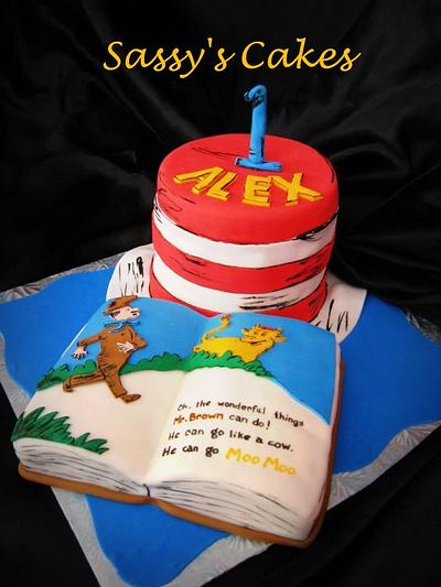 Mr.Brown Book - Cake by Sassy's Cakes
