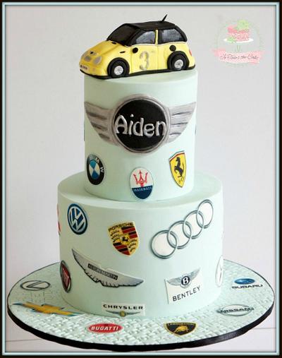 Car Logos - Cake by Jo Finlayson (Jo Takes the Cake)