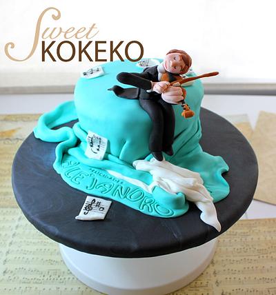 Violinist Cake - Cake by SweetKOKEKO by Arantxa