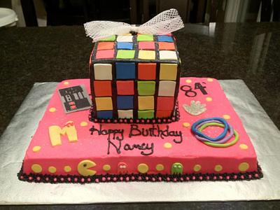 80's Birthday - Cake by Dawn Henderson