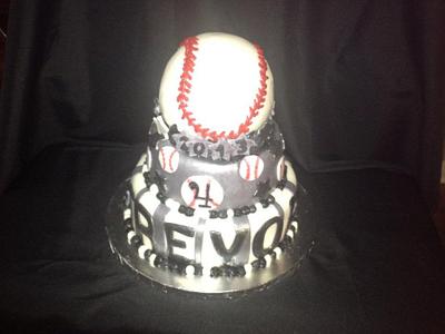 Baseball Graduation cake - Cake by beth78148