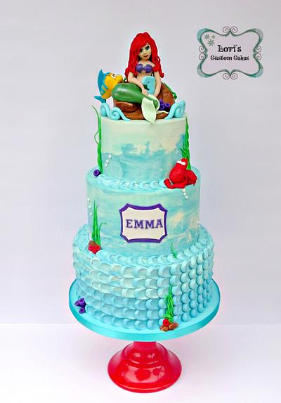 Little Mermaid Cake - Cake by Lori Mahoney (Lori's Custom Cakes) 