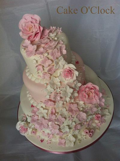 Vintage Wedding Cake - Cake by cakeoclock