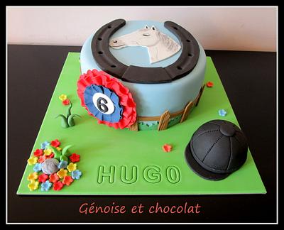 Horse riding cake - Cake by Génoise et chocolat