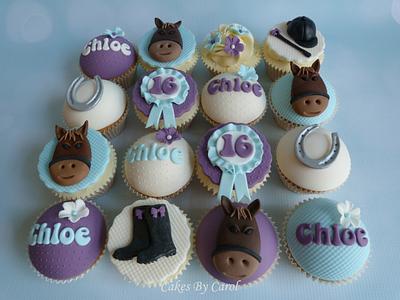 Horse theme cupcakes - Cake by Carol