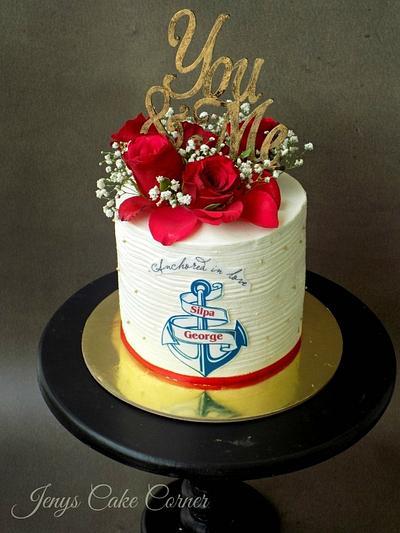 Anchored in love !!! - Cake by Jeny John
