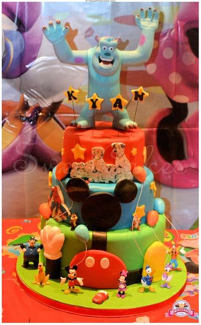 3 Tier Character Cake - Cake by Farida Hagi