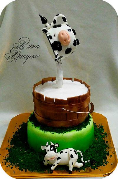 корова - Cake by Alena Artdeko