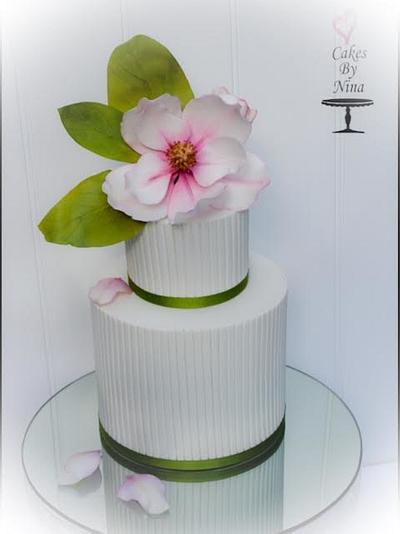 Magnolia flower cake  - Cake by Nina 