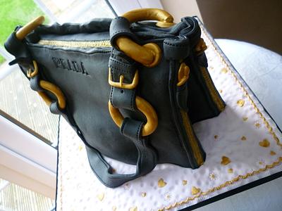 Prada Bag Cake - Cake by Gayle Jones