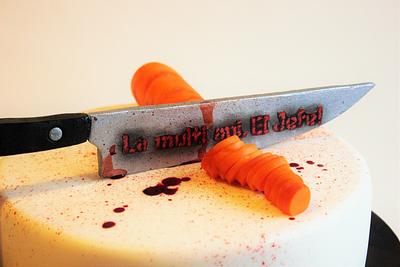 A Fake Knife for a Real Chef - Cake by cristinabadea2008