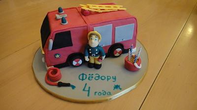 Fireman Sam - Cake by Irina Vakhromkina