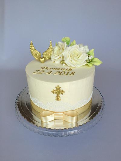 Christening cake for boy  - Cake by Layla A