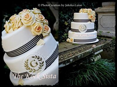 Elegant Wedding Cake - Cake by TheKoekSista