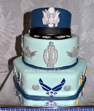 US Air Force Retirement - Cake by Sarah Scott