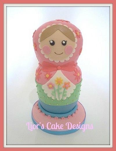 Babushka Doll - Cake by Lior's Cake Designs