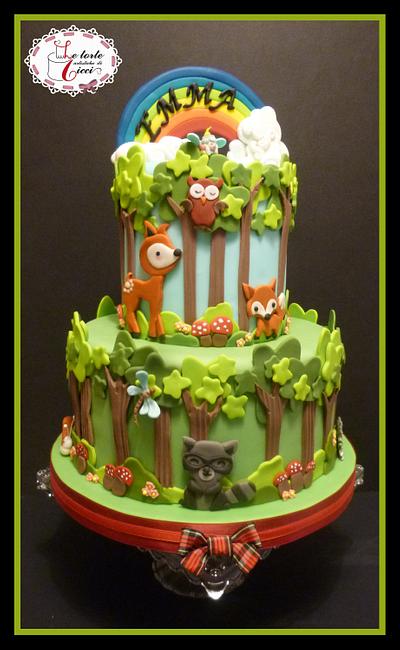 The little friends of the woods - Cake by "Le torte artistiche di Cicci"