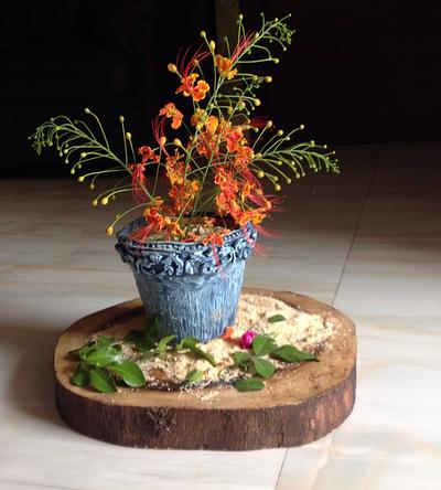 The flower pot - Cake by Seema Bagaria