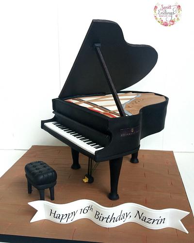 Steinway & Son's Grand Piano - Cake by Lulu Goh