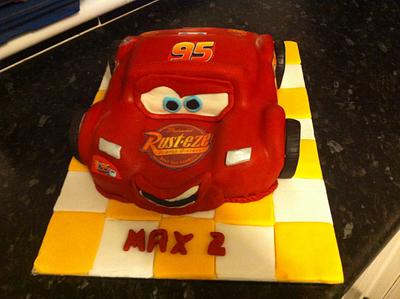 Lightning McQueen - Cake by Jivealive