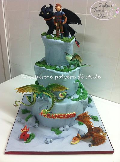 Dragon trainer cake - Cake by Zucchero e polvere di stelle