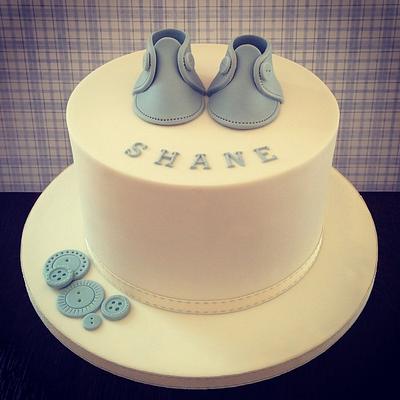 Baby Shane's Christening cake - Cake by Artful Bakery