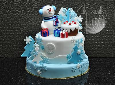 Winter fantasy - Cake by Lily Vanilly