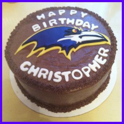 Baltimore Ravens Birthday Cake - Cake by Michelle Allen
