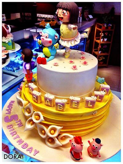 Dora Theme - Cake by three lights cakes