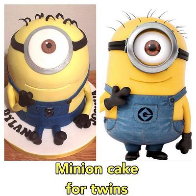 Minion Cake - Cake by Candy's Cupcakes