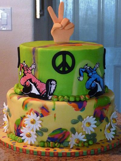 Sixties cake - Cake by Donna Linnane