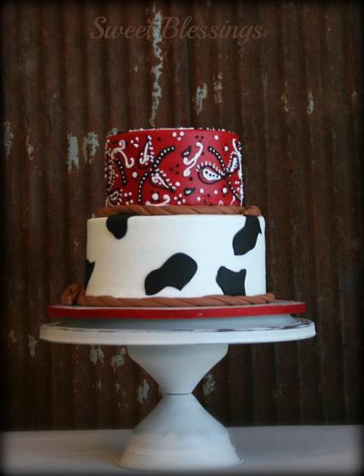 Cowboy 1st birthday - Cake by SweetBlessings